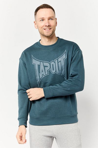 Tapout Men Sportswear Fit Long Sleeve Outdoor Sweatshirt, Slate Blue