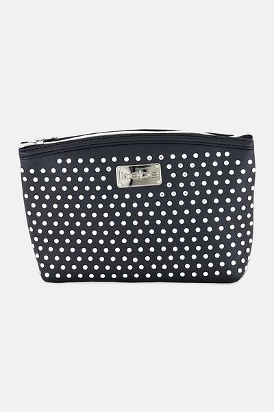 Bebe Women Brand Logo Make Up Bag, Black