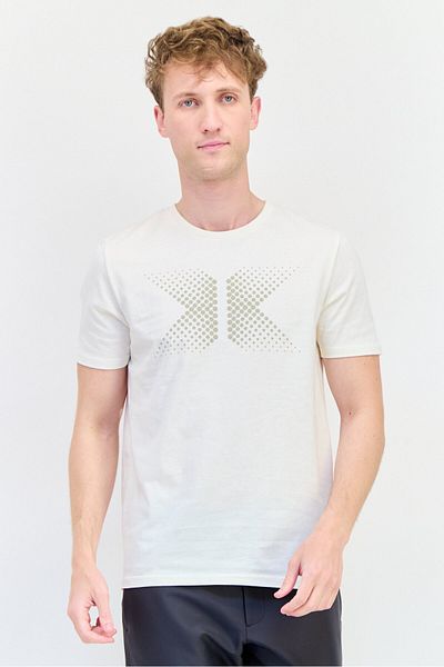 RBX Men Sportswear Fit Short Sleeve Outdoor T-shirt, Off White