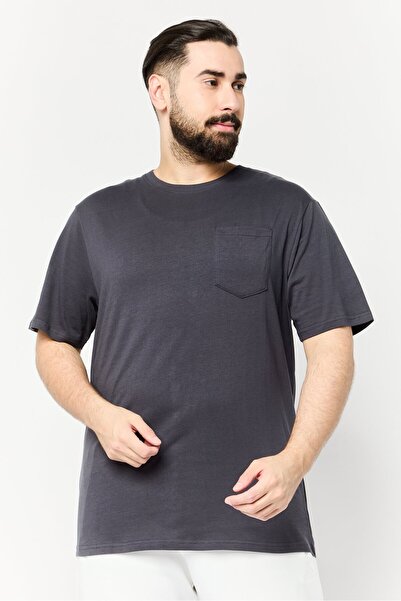 RBX Men Sportswear Fit Short Sleeve Outdoor T-Shirt, Dark Grey