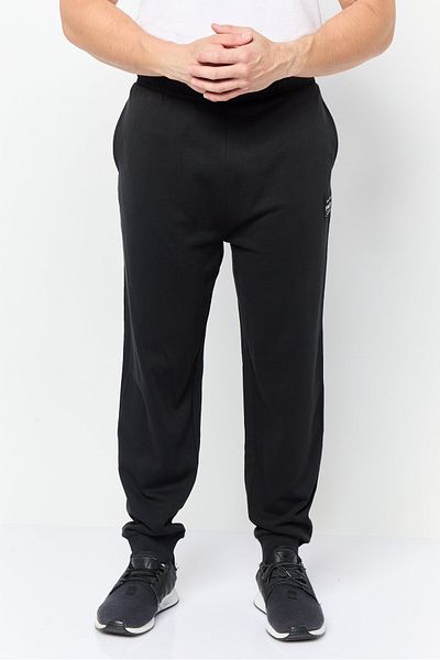 PAUL FRANK Men Regular Fit Brand Logo Jogger Pants, Black