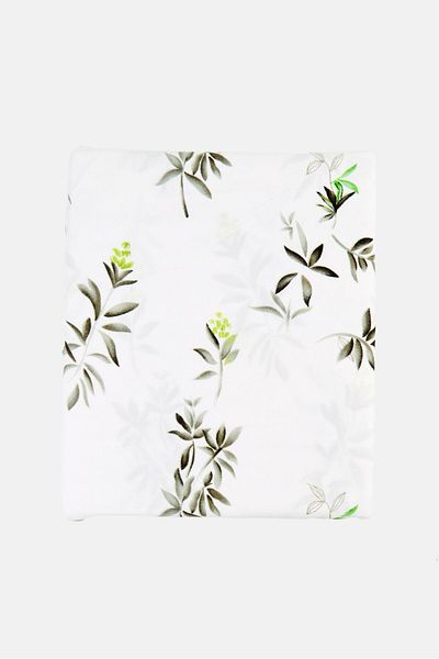 Catherine Malandrino 3 Pieces Floral Print Microfiber Bedsheet Set, White