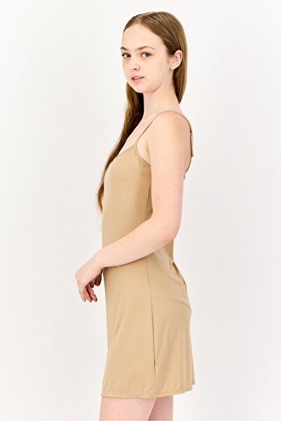 Bebe Women 2 Pieces Plain Sleeveless Sleepwear Dress, Multicolor