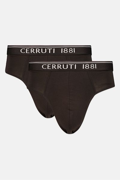Cerruti 1881 Men 2 Pieces Brand Logo Boxer Briefs, Black