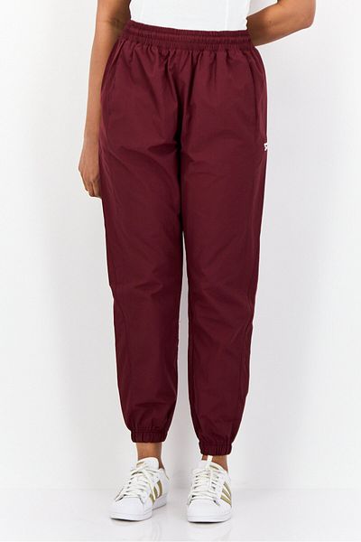 Reebok Women Sportswear Fit Drawstring Training Track Pants, Maroon