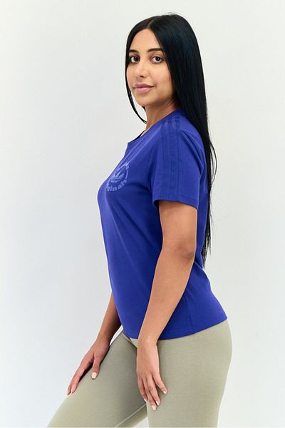 adidas Women Sportswear Fit Short Sleeve Outdoor T-shirt, Blue