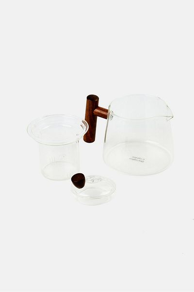 Catherine Malandrino Tea Pot With Wood Handle