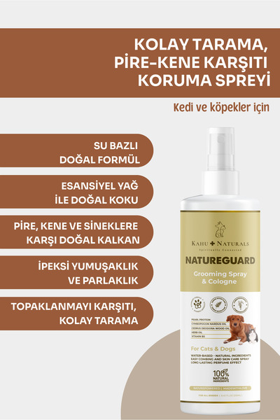 Kahu Naturals Spiritually Connected NatureGuard, Kolay Tarama, Tüy ve Deri Ba...