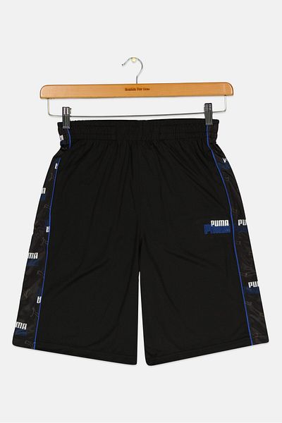 Puma Kids Boy Sportswear Fit Outdoor Shorts, Black