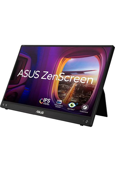 ASUS ASUS ZenScreen MB16ACV 15.6-Inch Portable USB Monitor FHD IPS Hybrid Signal Type-C with Blue Light F