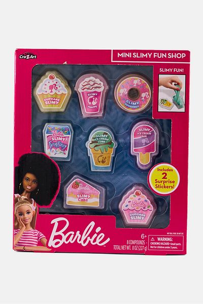 Barbie Slimy Mini Mania 8 Pcs