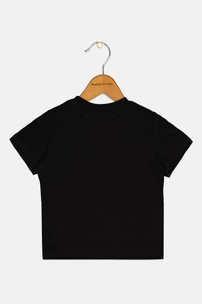 DSquared2 Toddlers Girl Brand Logo Short Sleeve Top, Black