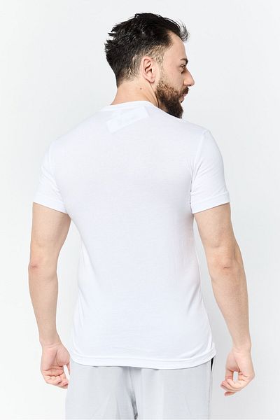 Reebok Men Sportswear Fit Short Sleeve Outdoor T-shirts, White