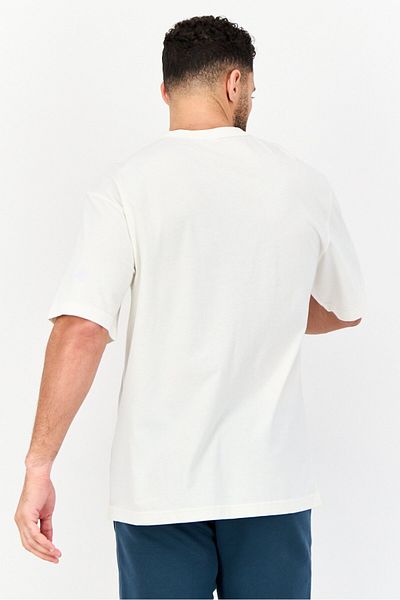 Reebok Men Sportswear Fit Short Sleeve Outdoor T-shirt, White