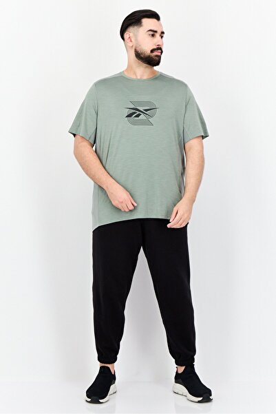 Reebok Men Sportswear Fit Short Sleeve Training T-Shirt, Olive