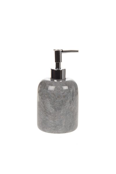 mar&more Gray Liquid Soap Dispenser - Silver Head