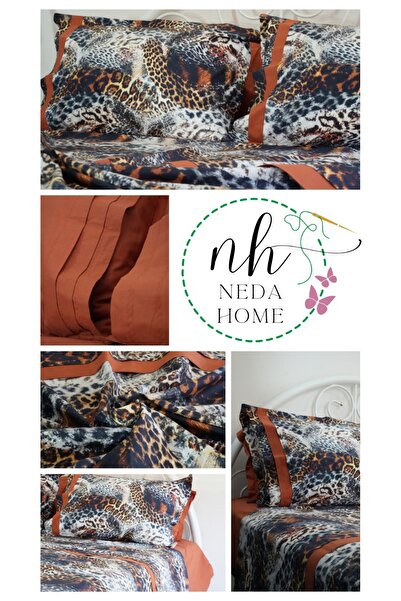 NEDA HOME SET DIGITAL DE IMPRIMARE DIGITALĂ LEOPARD imprimeu leopard SIM