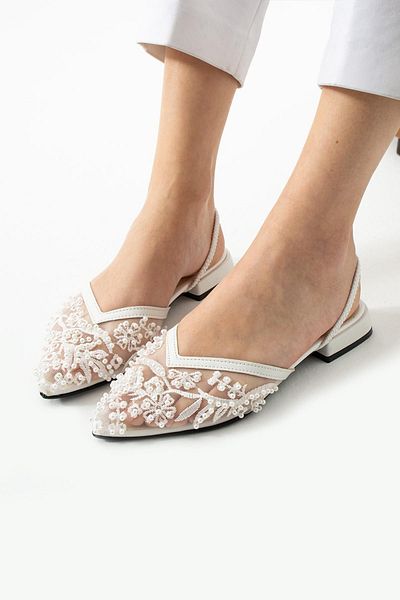 ZENNESHOES Rochie de seara pentru femei Miller pantofi balerini