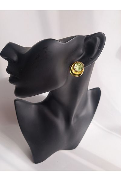 BHR AKSESUAR Multiple Color Boho Style Plate Earrings