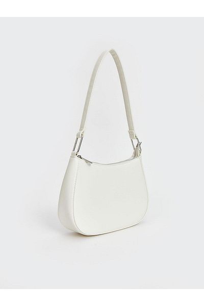LC Waikiki LCW ACCESSORIES Γυναικεία τσάντα μπαγκέτας Leather Look