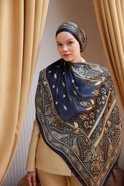 İpekhan Holiday Collection Indian Voile Silk Shawl 5010-04