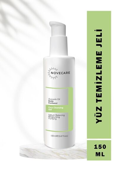 NOVECARE Sebium Karma Ve Yağlı Ciltler Için Avakado Özlü Yıkama Jeli 150ml