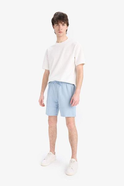 DeFacto New Season Slim Fit Slim Fit Slim Leg Basic Straight Shorts
