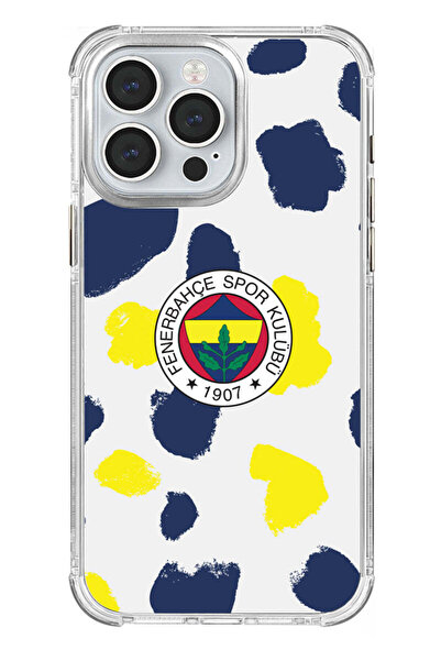 Fenerbahçe iPhone 15 Pro Max Uyumlu Fenerbahçe Damalı Arma Lisanslı Telefon K...