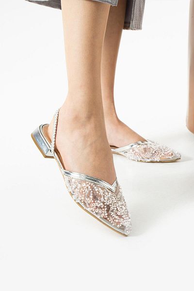 ZENNESHOES Rochie de seara pentru femei Miller pantofi balerini