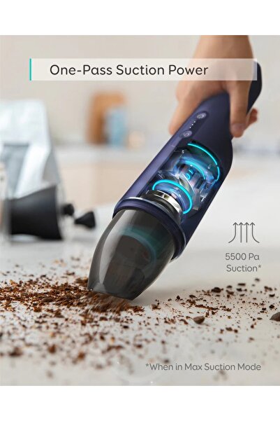 eufy يوفي مكنسة كهربائية محمولة باليد H11 هوم فاك ازرق