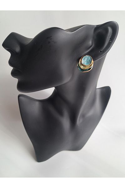BHR AKSESUAR Multiple Color Boho Style Plate Earrings