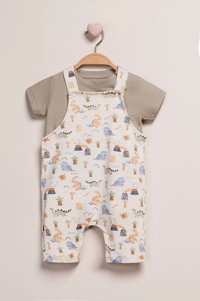 Baby Fou Baby Tshirt Rompers 2 Piece Set Summer Slopet