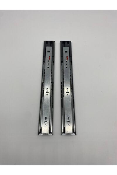 SAMET So Class Frenli Teleskopik Çekmece Rayı 46 Mm X 45 Cm