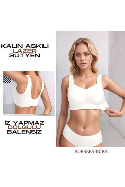 korsefabrika trend mood store Push up Seamless Bra with Laser Cut Pad - Invisible - Invisible - Invisible - Invisible