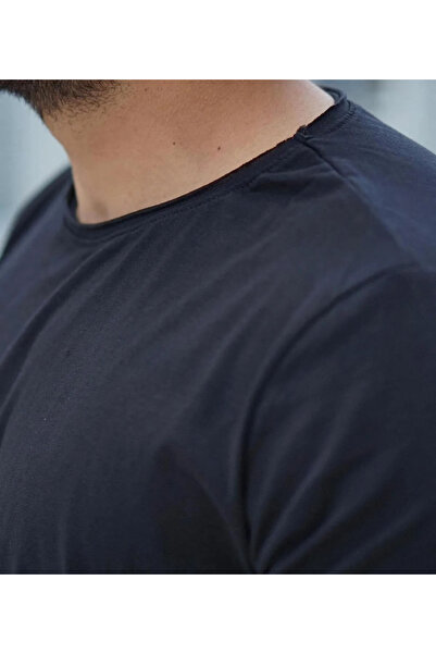 FABİO CASSANİ Ανδρικό μπλουζάκι με οβάλ κομμένο Basic Fit Shitty Collar Casual 2 τεμαχίων