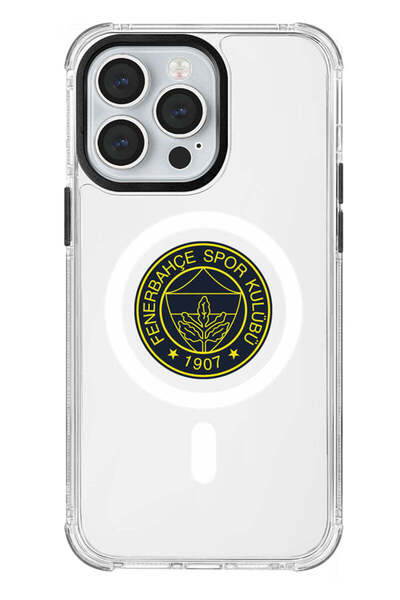 Fenerbahçe iPhone 13 Pro Compatible Fenerbahçe Yellow Mono Arma Magsafe Licen...
