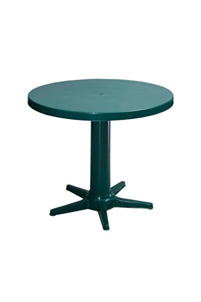 Omnipazar MT-GF205 Prma Rose Plastik Yuvarlak Bahçe Balkon Masa Ø75 cm