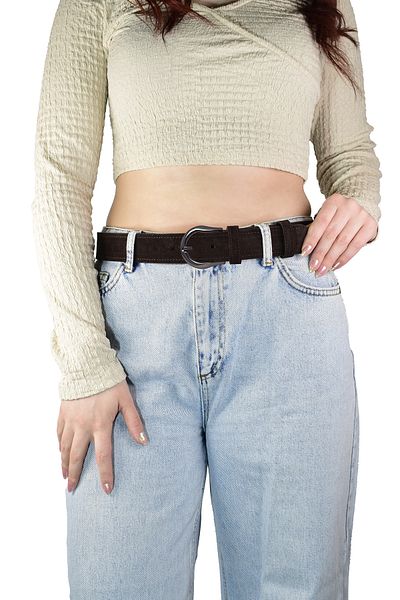GoDeri 100% Geri Korka, височина 4 см, дамски колан Why Buckle; Дънки и спортен колан