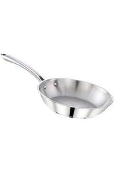 ALSAIF KITCHEN Heavy-duty stainless steel deep frying pan - size 34