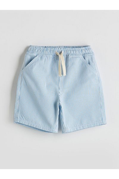 LC Waikiki Lcw Kids Elastic Waist Striped Boys' Shorts