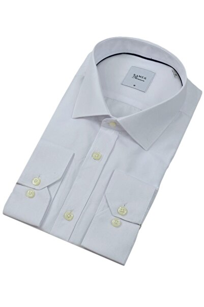 KAMER Чоловіча класична сорочка з довгими рукавами 3212 BGL-ST04399