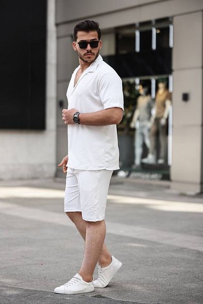 viperkombin Ribbed Summer Shirt and Shorts Set of 2