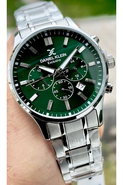Daniel Klein Premium Men's Wristwatch 3 Atm Waterproof Stainless Steel Band