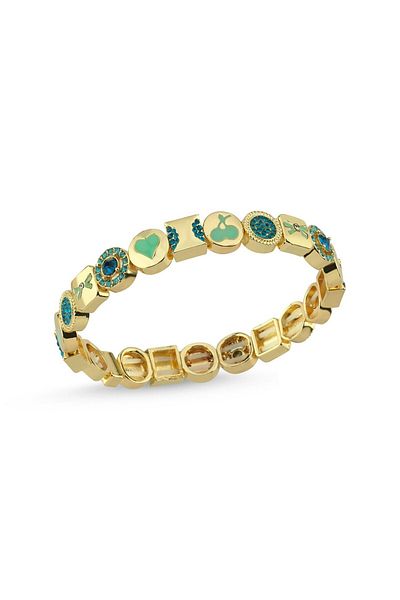 CHARMLUCKY Steel Lucky Rubber Bracelet