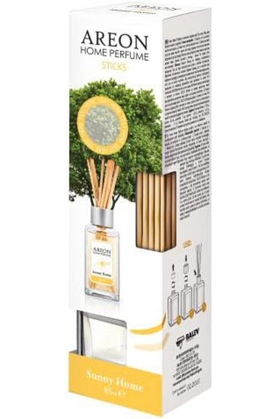 Areon Home Perfume Reed Diffuser 85ml 10 Rattan Reeds - Sunny Home