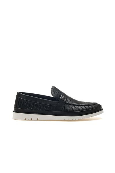 YAŞAR KAŞLI Men's Genuine Leather Casual Shoes 25Y Ykö.17421 m Black