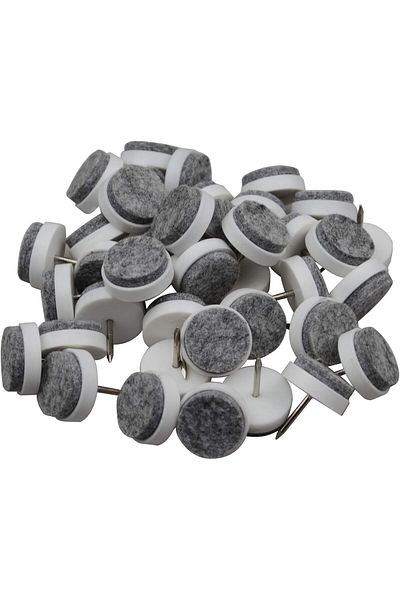 Generic Gutapo 40pcs Round Heavy Duty Nail-on Felt Pad for Furniture Chair Table Leg Feet Floor Protectors S
