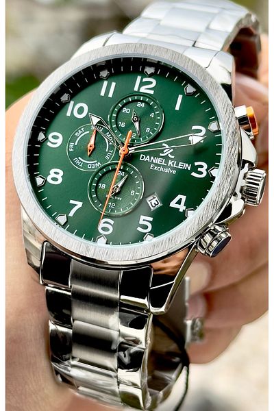 Daniel Klein Premium Men's Wristwatch 3 Atm Waterproof Stainless Steel Band