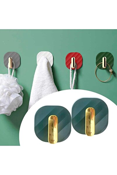 N&M STORE ® مقبض باب خزانة ملابس ريترو لاصق مكون من قطعتين باللون الأخضر