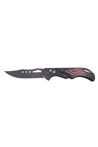 Depox Lovecký nůž IdeallStore, Fire Blade, nerezová ocel, 21,5 cm, černý